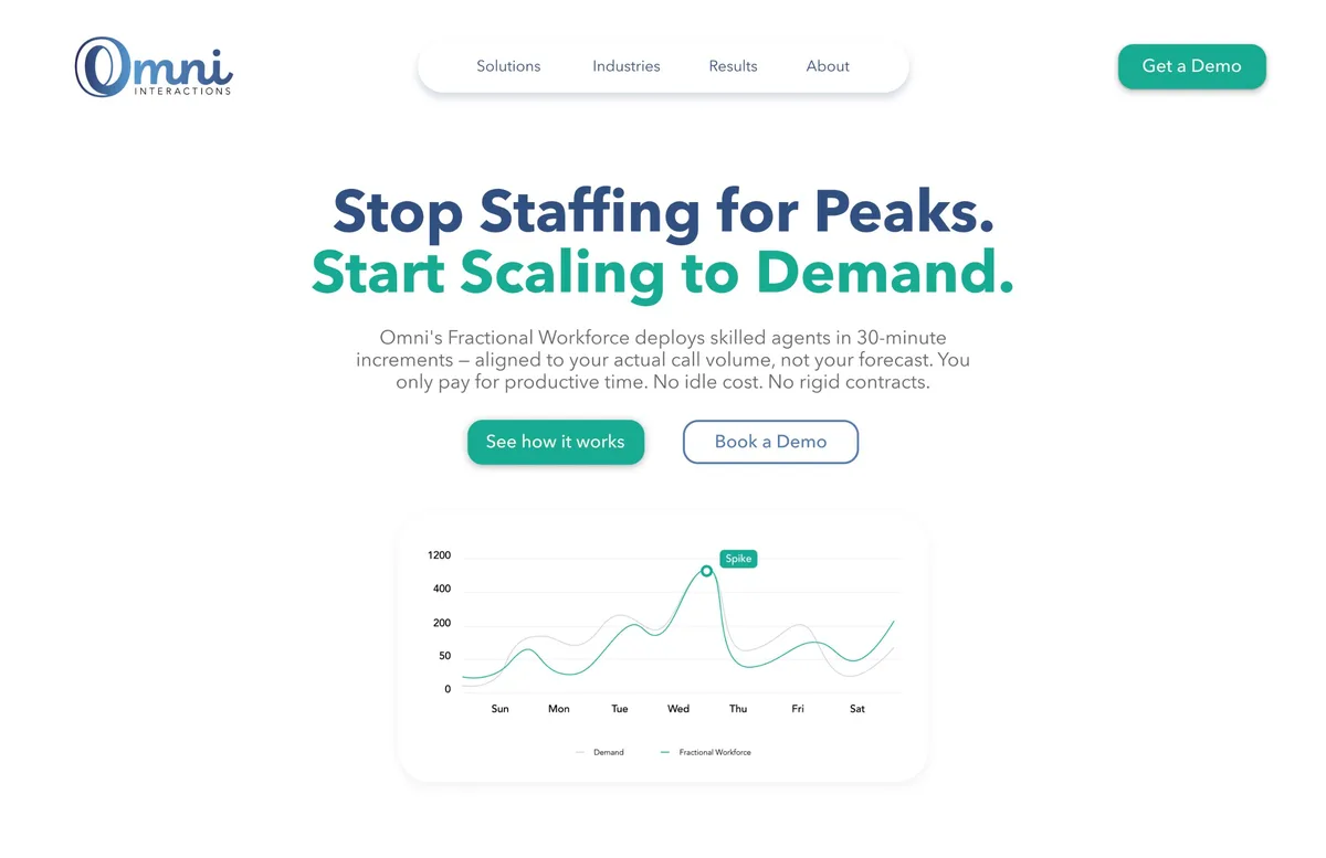 Omni home page, redesigned